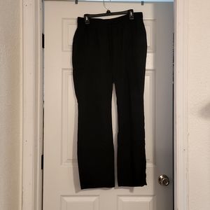 Black scrub pants